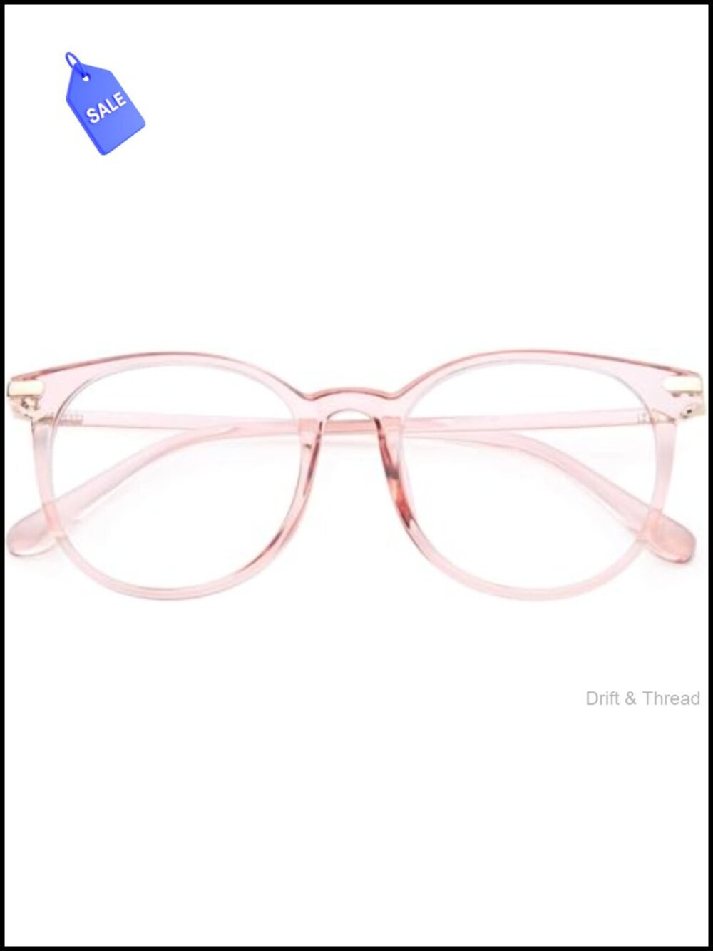 Blue Light Blocking Glasses UV400 Round Frame Anti Glare Eyestrain